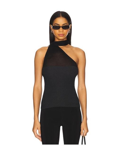 With Jean Black Larissa Top