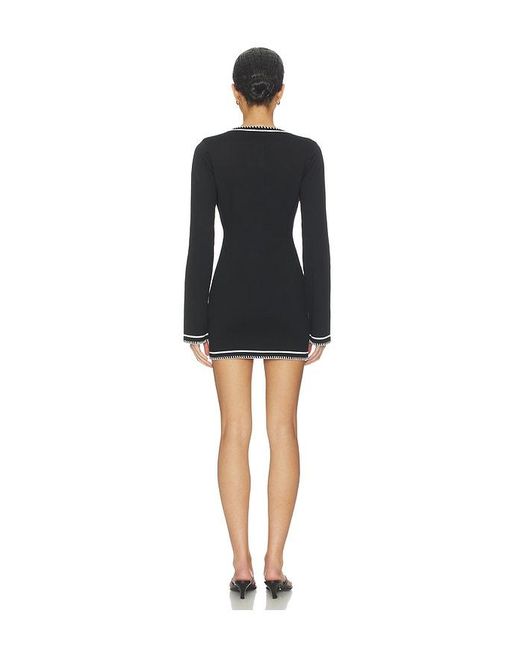 SNDY'S Black Beverly Knit Mini Dress