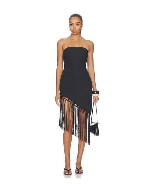 SNDY'S Black Caspian Mini Dress