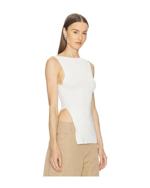 Camila Coelho White Haylen Top