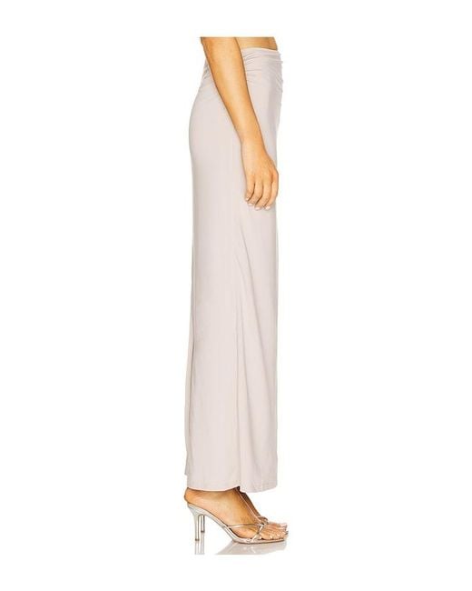 SNDY'S White Gabby Maxi Skirt