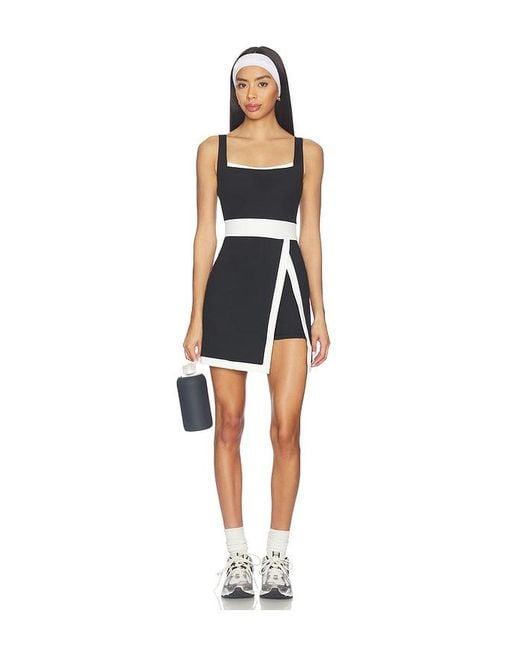Gold Hinge Black Lined Active Dress