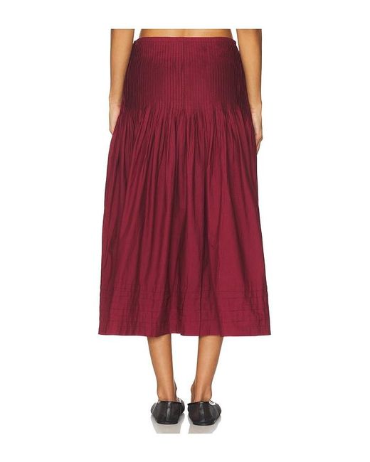 Ciao Lucia Red Rosa Skirt