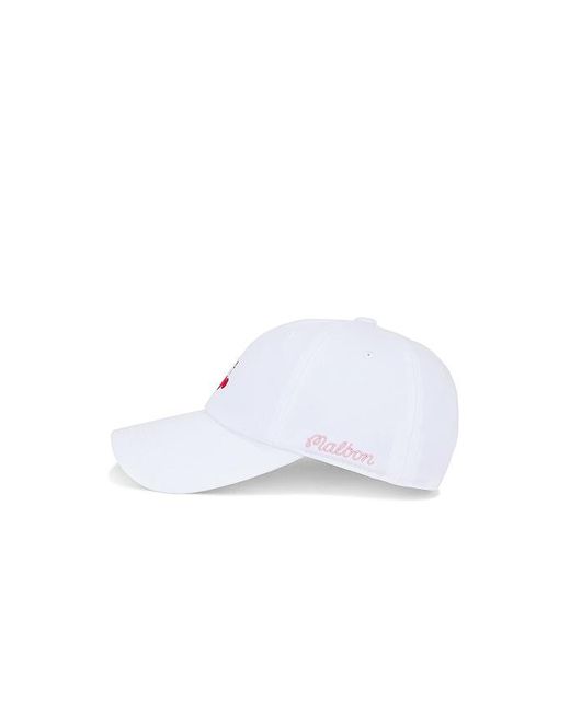 Malbon White Base Cap Angelique