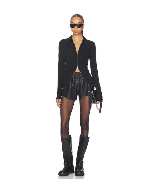 Alexander Wang Blue Drape Back Shirt