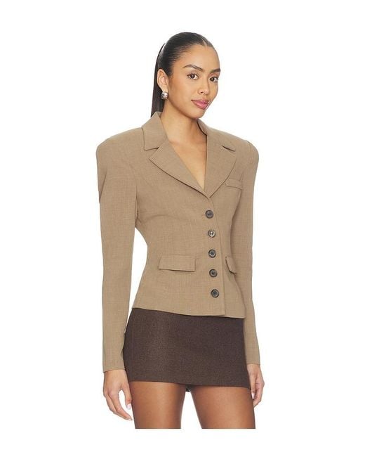 Magda Butrym Brown Tailored Blazer