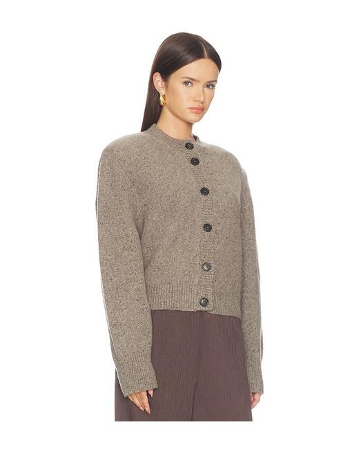 Rohe Brown Statement Mouline Cardigan