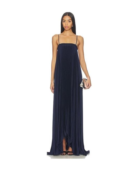 Lovers + Friends Blue Mae Gown