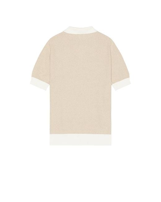 BOUND Natural Texture Knit Polo for men
