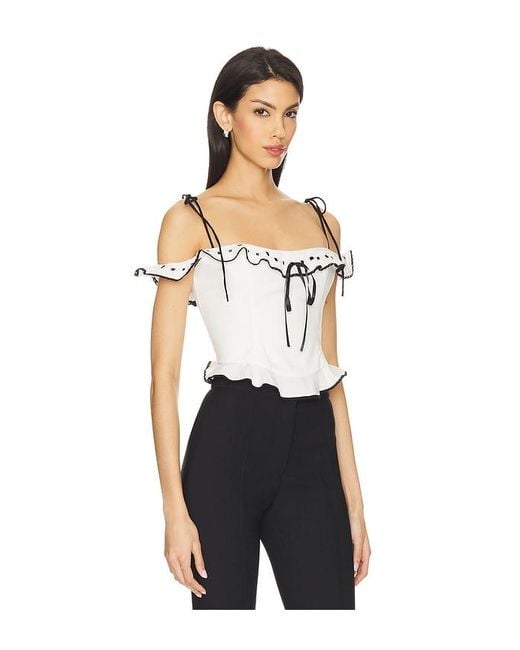 MAJORELLE Blue Carol Top