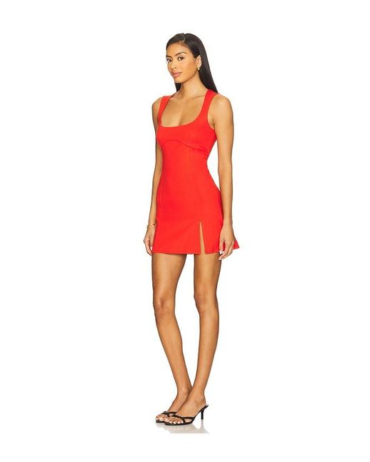 Lovers + Friends Naomi Mini Dress Red