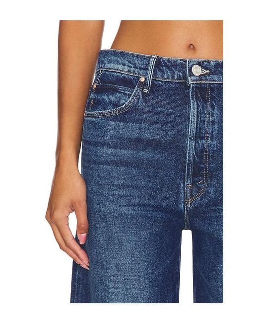 Mother Blue The Spitfire Nerdy Cuff Jeans