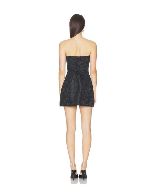 MORE TO COME Black Chrissie Mini Dress