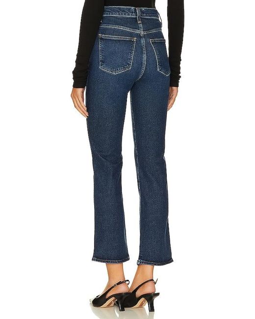 Agolde Blue Pinch Waist High Rise Kick Flare