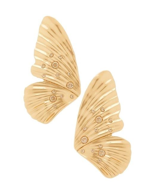 Ettika Metallic Fluttering Glow Earrings