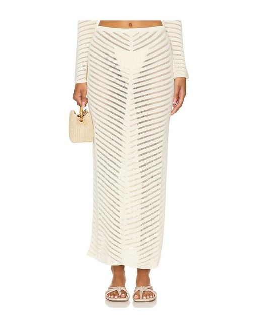 Falda Rafaella En Color Crema Talla En Devon Windsor de color White