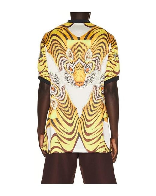 Y-3 Yellow Tiger Satin Jersey for men