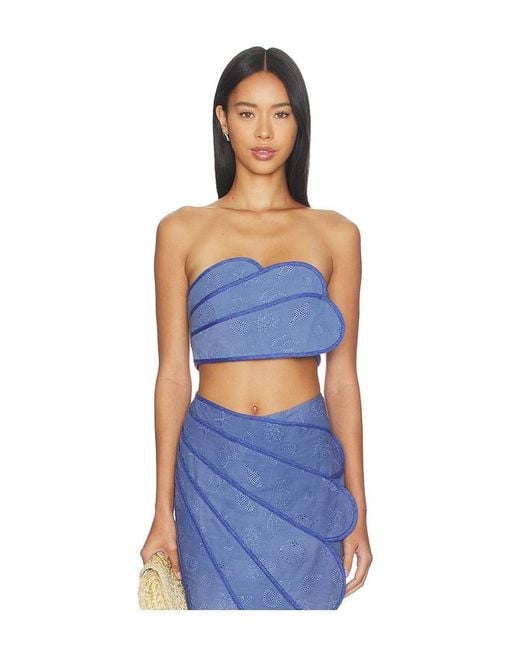 AZULU Blue Sango Top