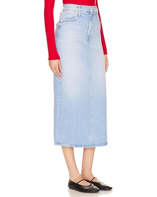 Mother Blue The Pencil Pusher Skirt