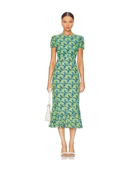 RHODE Green Lulani Dress