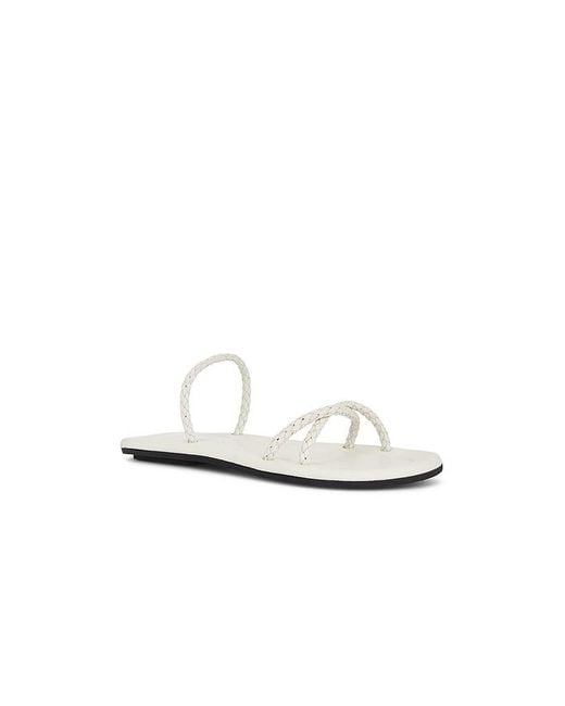 St. Agni White Woven Rope Slide
