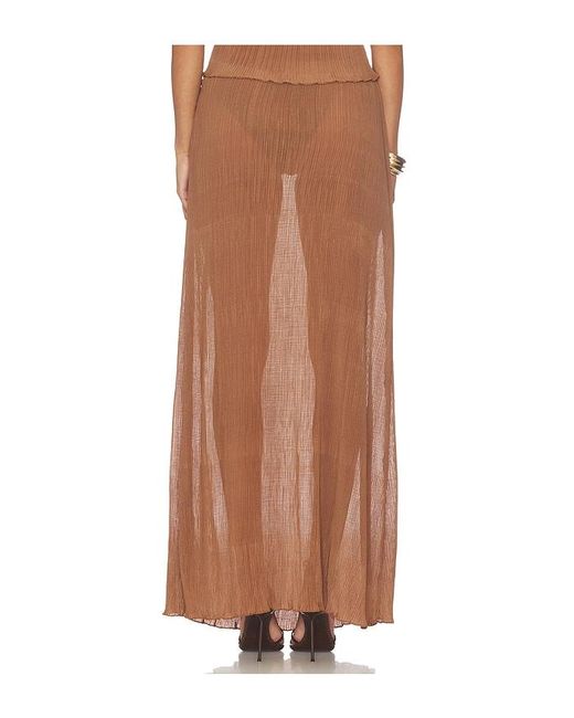 Lioness Brown Ford Maxi Skirt