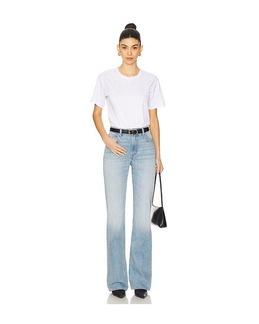 GRLFRND Blue Danie Mid Rise Boot Jeans