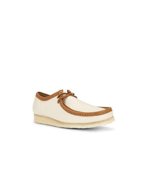 Clarks White Wallabee for men