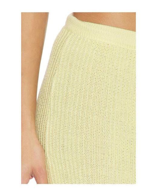 CAPITTANA Yellow Mallory Skirt