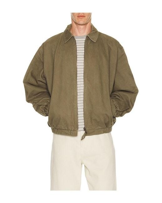 DRMERS CLUB Green Collared Jacket for men