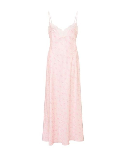 LoveShackFancy Pink Tween Adelise Dress