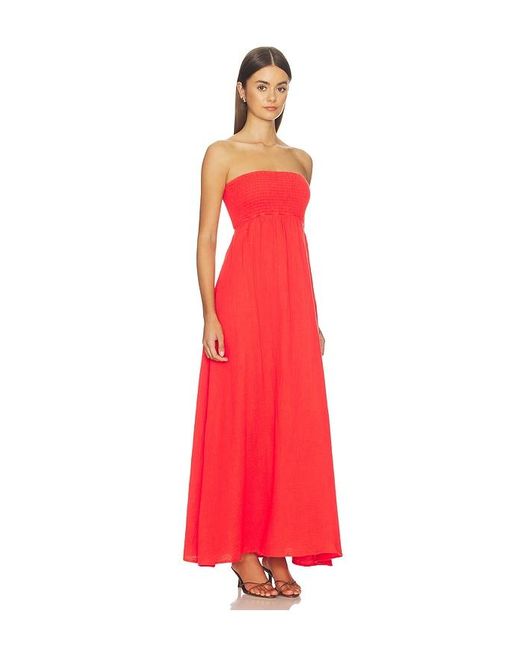 Beach Riot Red Yula Maxi Dress