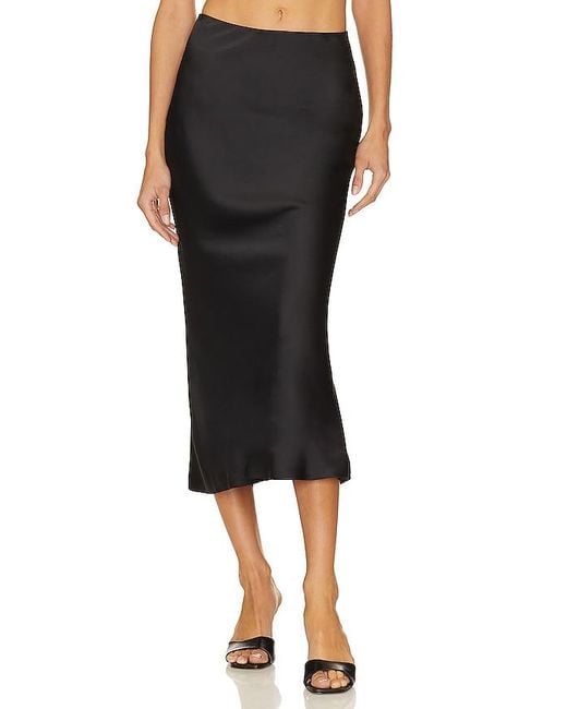 Norma Kamali Black X Revolve Bias Obie Skirt To Midcalf