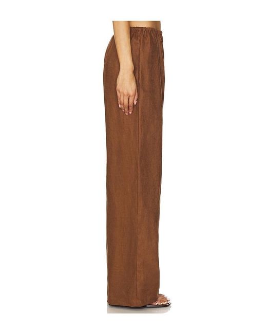 Lovers + Friends Brown Asa Easy Pant
