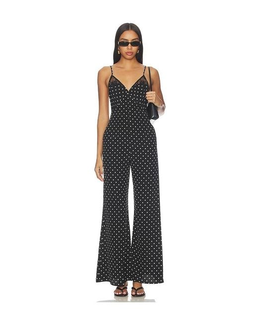 Fleur du Mal White Open Back Jumpsuit