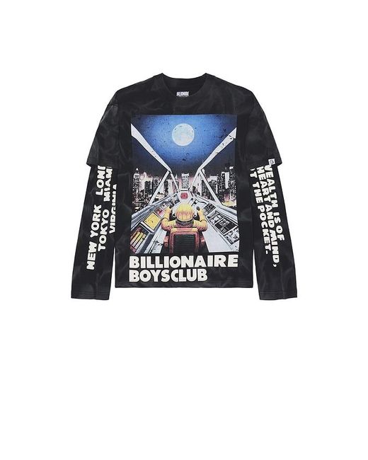 BBCICECREAM Blue Arrival Long Sleeve Tee for men