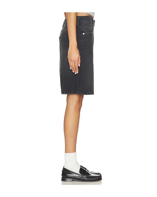 Free People Blue X We The Free Montana Undone Hem Short