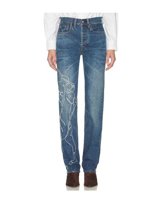 Polo Ralph Lauren Blue Rigid Denim Straight Leg