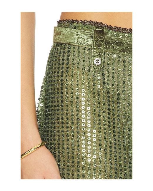 Siedres Green Estelle Skirt