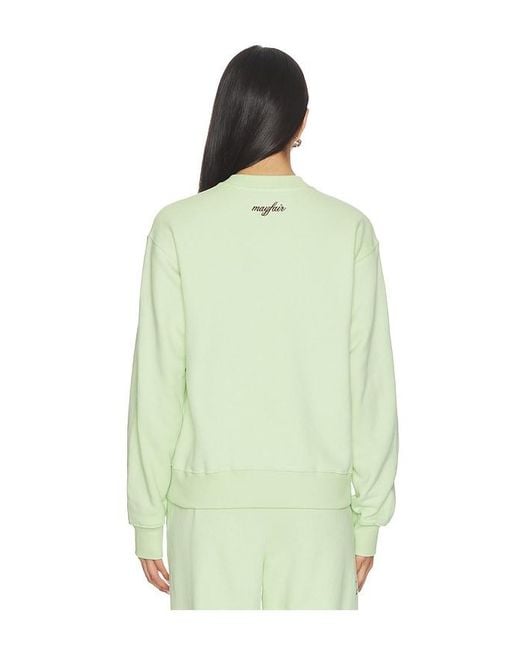 The Mayfair Group Green Manifest Classic Crewneck Sweatshirt