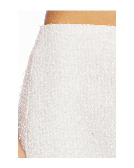 MAJORELLE White Alba Mini Skirt