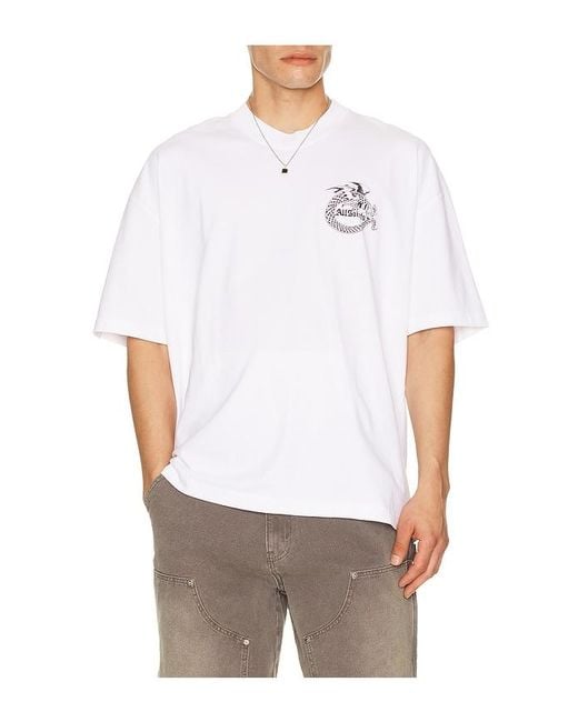 AllSaints White Terra Crew Tee for men