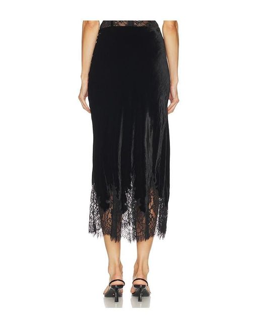 Cami NYC Black Georgiana Velvet Skirt