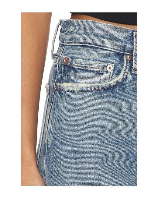 Agolde Blue Arc Criss Cross Jeans