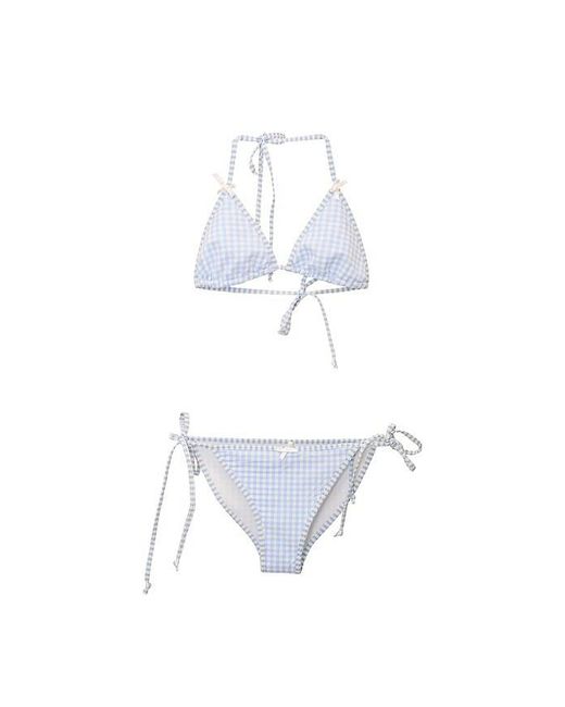 LoveShackFancy White Tween Dannie Bikini