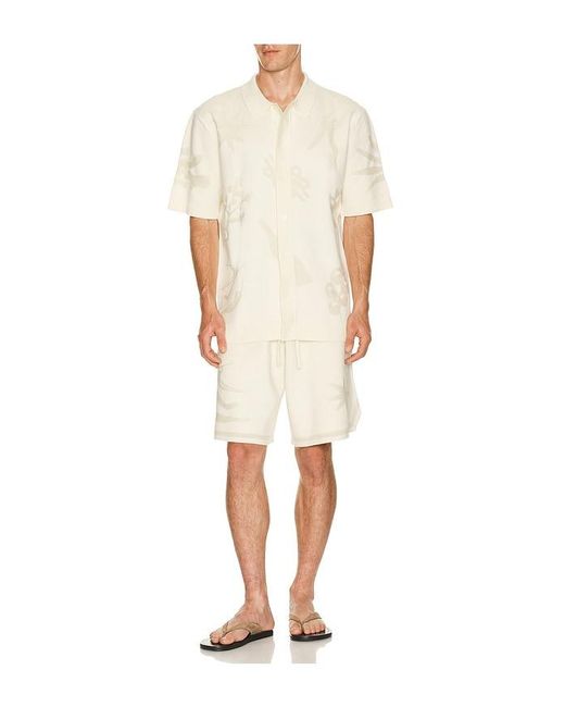 Filling Pieces Natural Breaking Bread Knit Shirt for men