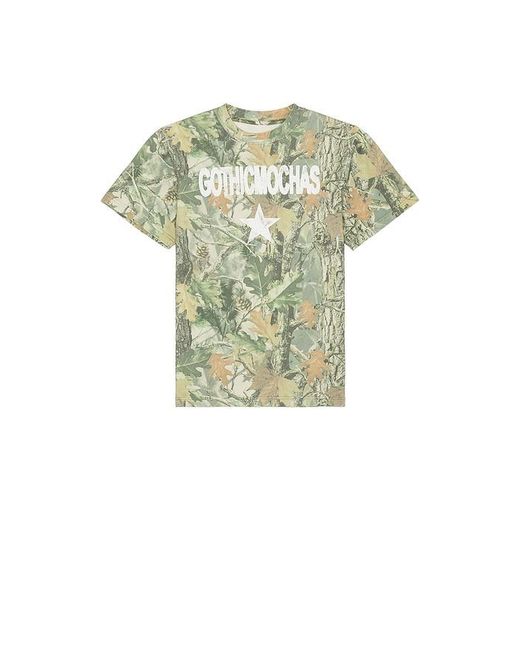 Gothicmochas Green Rockstar Tee for men