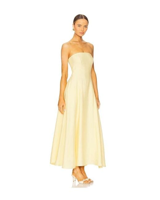 FAVORITE DAUGHTER Metallic The Favorite Linen Dress