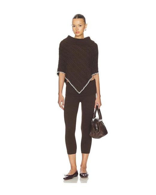 Frankie's Bikinis Brown Milo Cloud Knit Capri Pant
