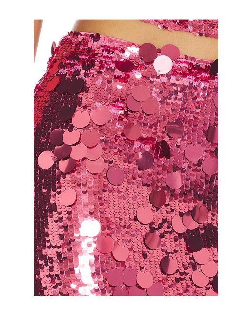 Lovers + Friends Red Mia Embellished Mini Skirt